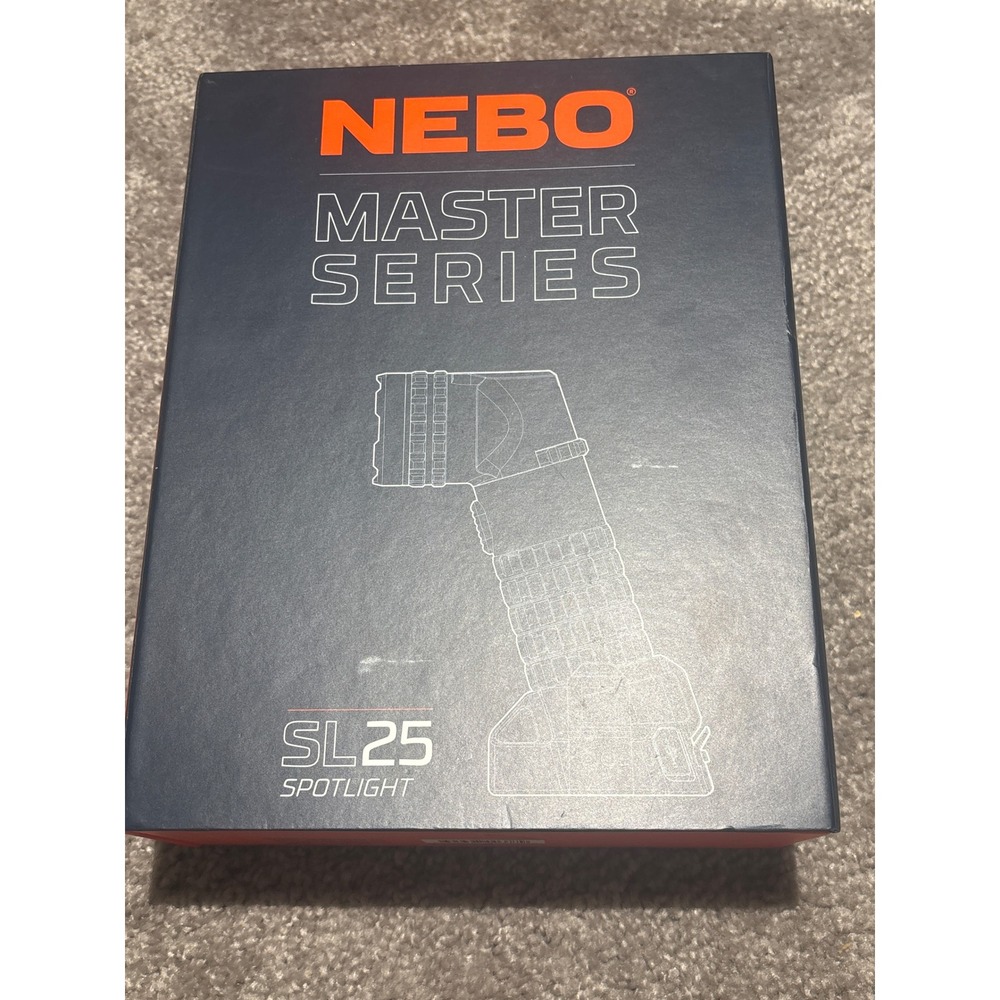 NEBO Master Series SL25 Spotlight 500 Lumens Rechargeable Black Handheld Light